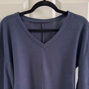 SHEIN Navy Long Sleeve Top